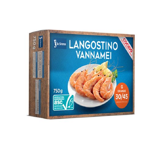 Llagostí Vannamei cuit ASC