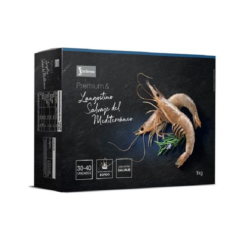 Langostino salvaje del Mediterráneo 30/40