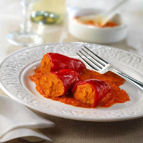 Pimiento del piquillo relleno de bogavante