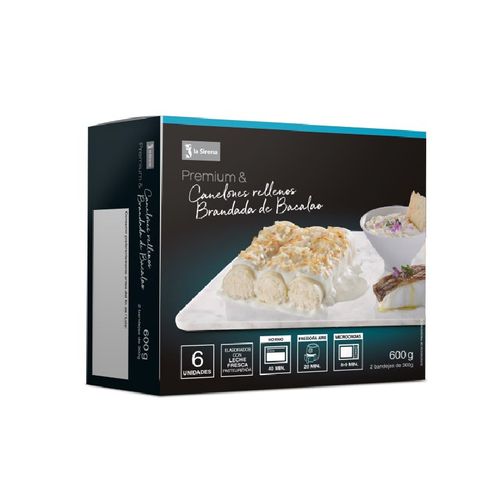 Canelons brandada de bacallà Premium