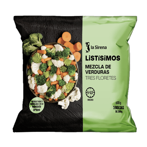 Mescla 3 floretes micro Listísimos