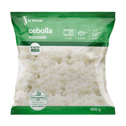 Cebolla troceada