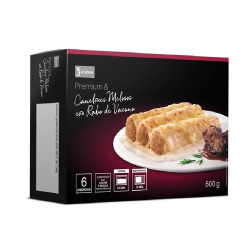 Canelons melosos amb cua de boví Premium