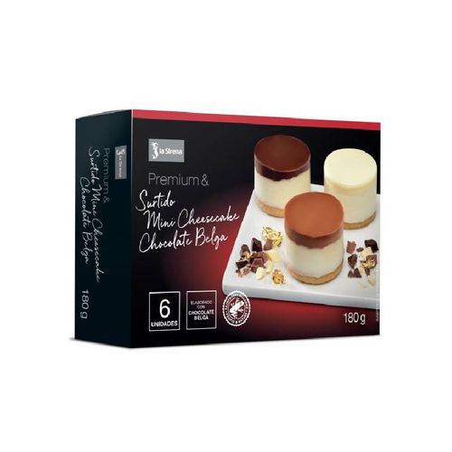 Assortiment mini cheesecakes de  xocolates Premium