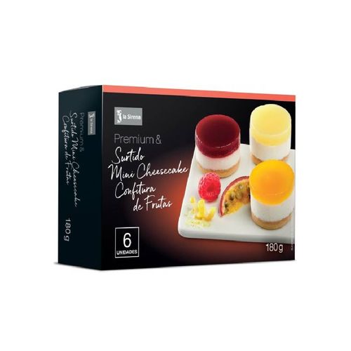 Assortiment mini cheesecakes de fruites Premium