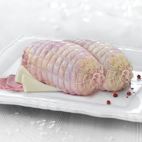Mini rodons pollastre farcit pernil i formatge