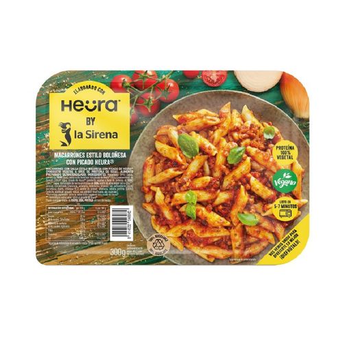 Macarrones boloñesa picada Heura