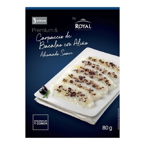 Carpaccio de bacalao Premium