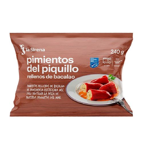 Pebrots del piquillo farcits bacallà MSC