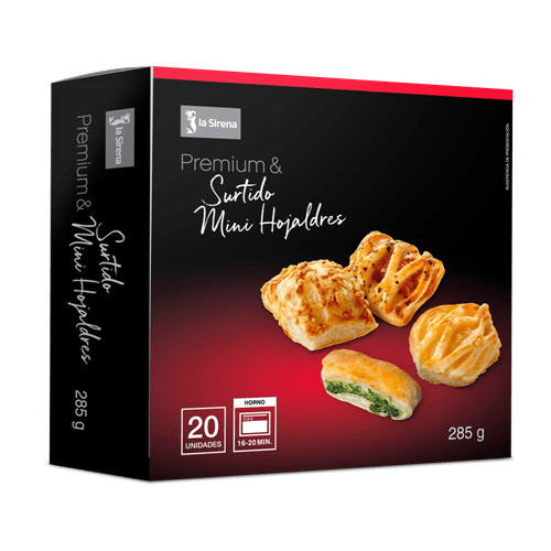 Assortiment de mini pastes de full Premium