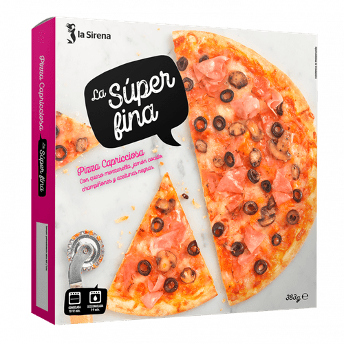 Pizza La Súper fina Capricciosa