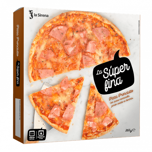 Pizza La Súper fina Prosciutto