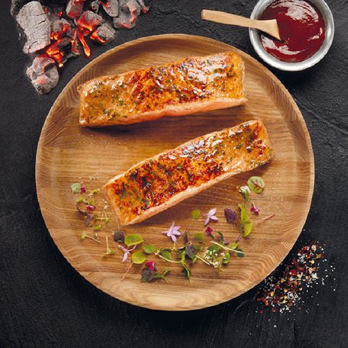 Lloms salmó estil tex mex