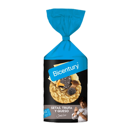 Tortitas de maíz sabor setas, trufa y queso