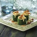 Troncos-de-calabacin-con-surimi-y-gambitas