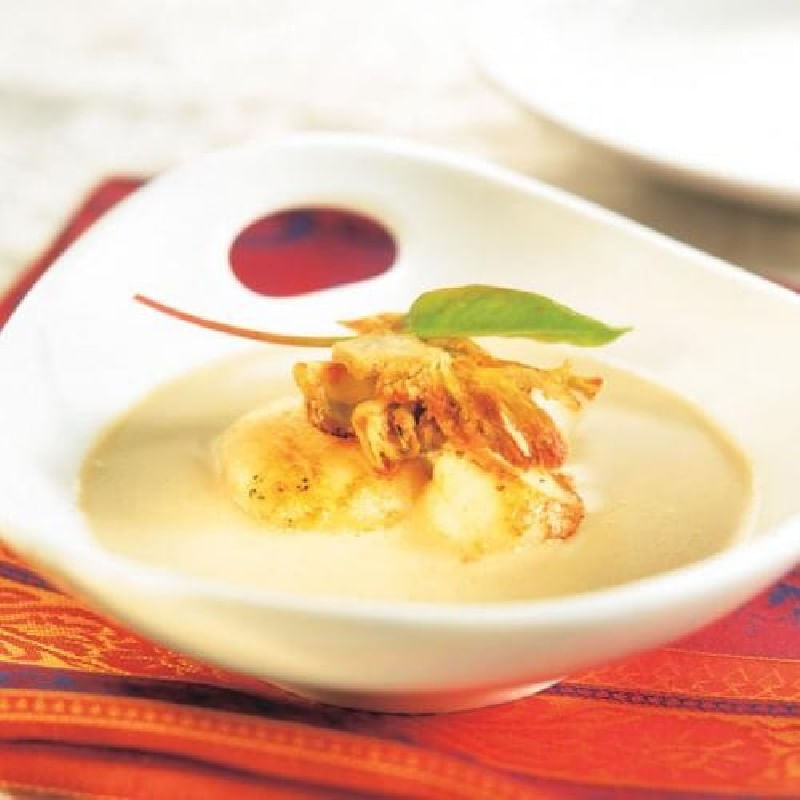 Crema-de-alcachofas-con-vieiras