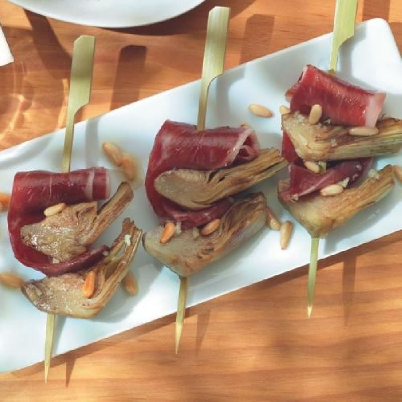 Alcachofas-con-jamon