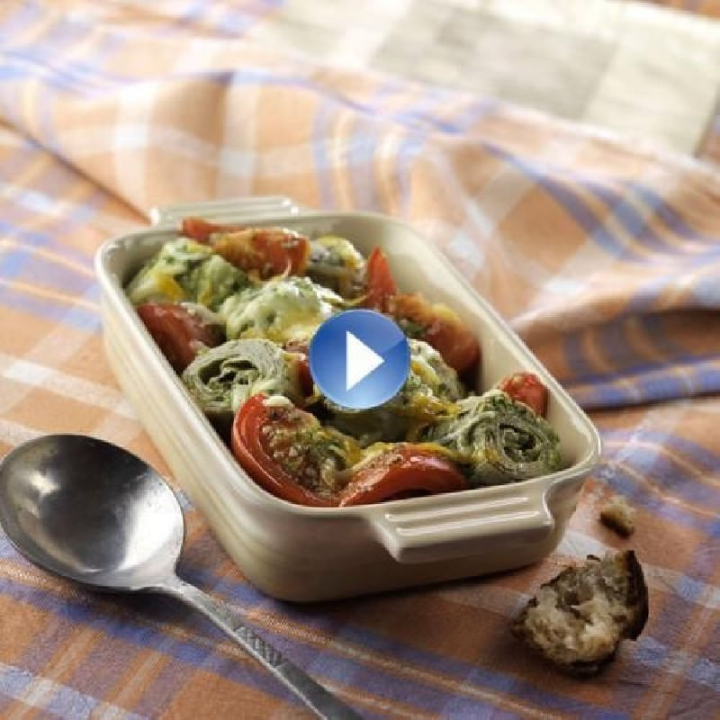 Gratinado-de-corazones-de-alcachofa-con-tomate