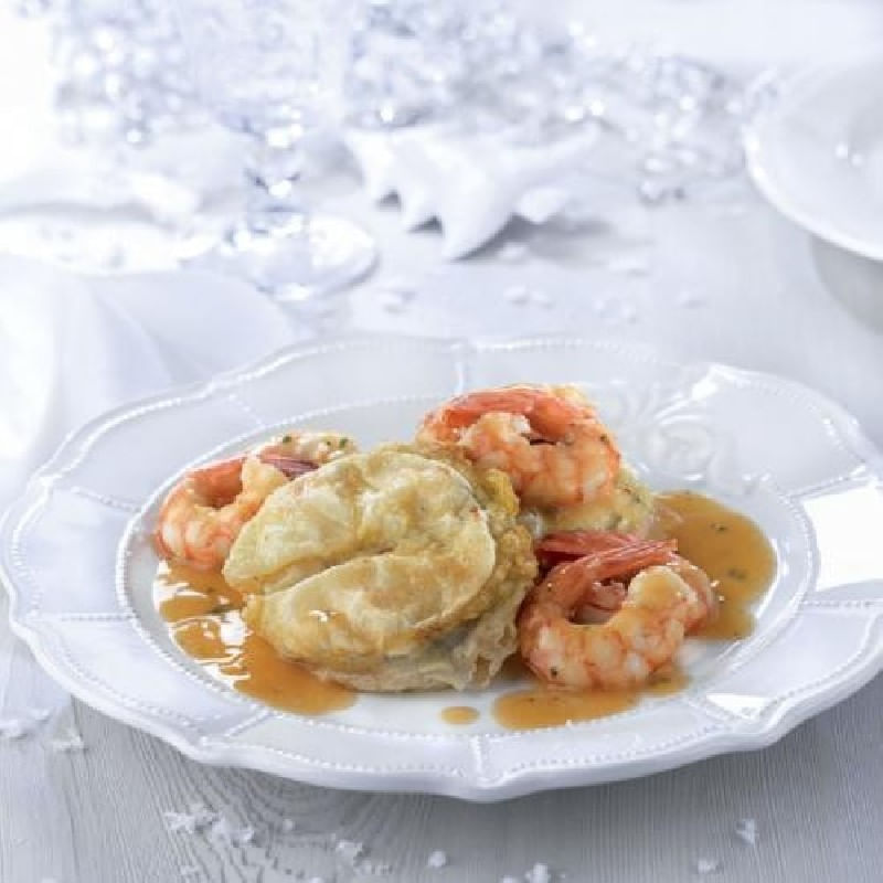 Rape-con-gambon-guisado-al-cava