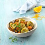 Escabeche-de-mejillones-y-alcachofas