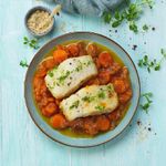 Bacalao-con-chutney-de-zanahoria
