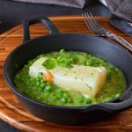 Bacalao-en-pilpil-de-guisantes