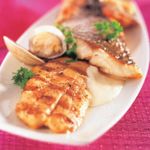 Filete-de-lubina-con-salsa-mascarpone-y-almejas