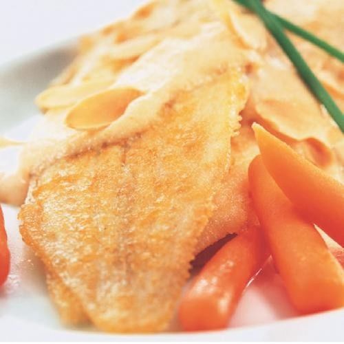 Lenguado con salsa de almendras