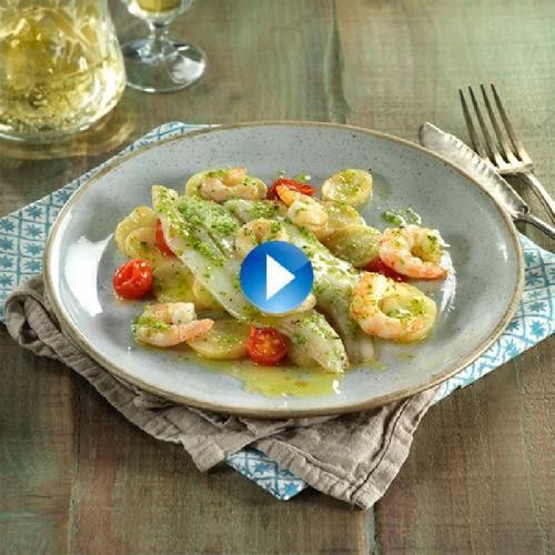 Filetes de halibut al horno