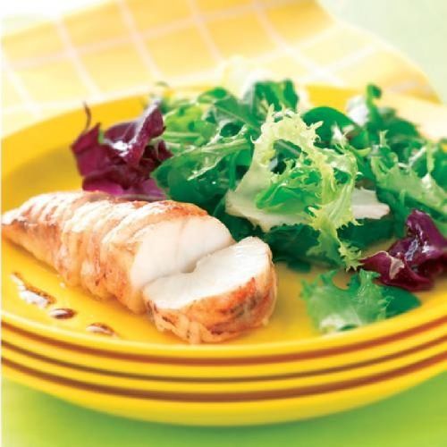 Ensalada de rape alangostado