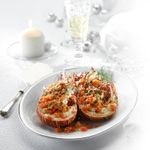 Langosta-gratinada-con-tomate-pinones-y-eneldo