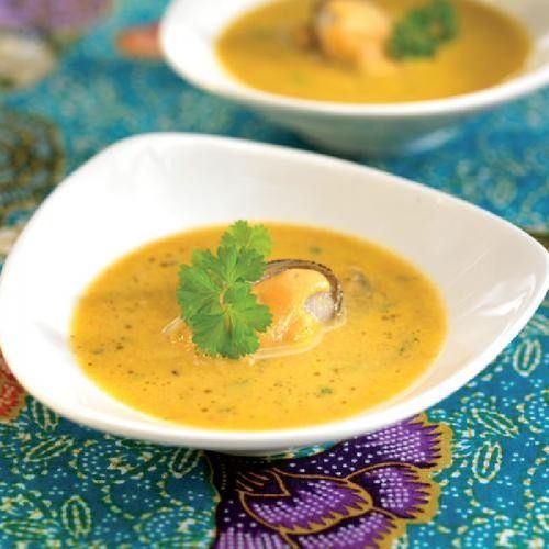 Sopa de mejillones