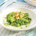 Verduras-al-vapor-con-vieiras-salteadas
