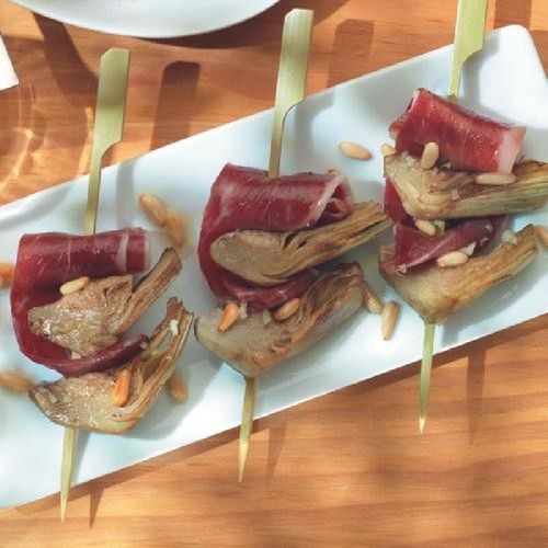Alcachofas con jamón