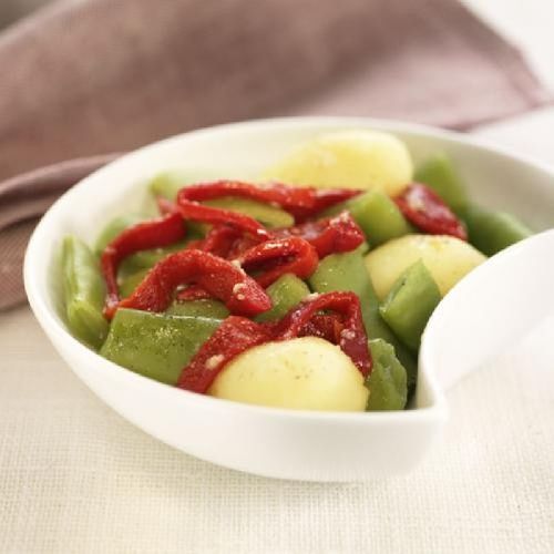 Mongeta i patata amb pebrots del piquillo