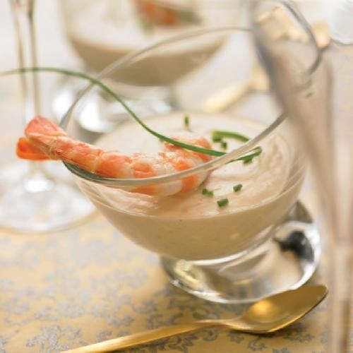 Mousse de langostinos