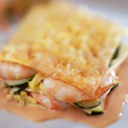 Lasanya de llagostins