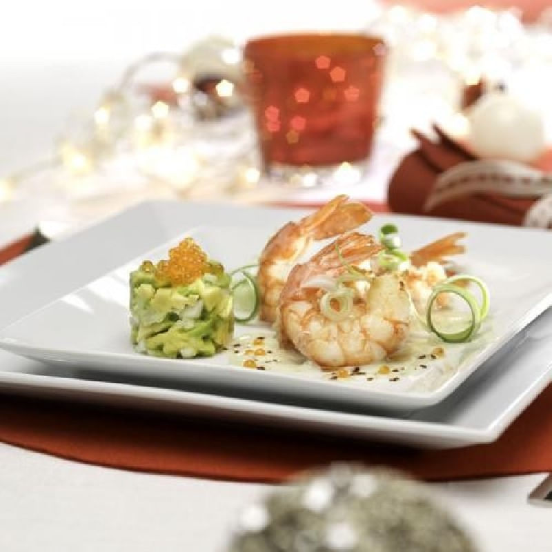Gambones-a-la-plancha-con-crema-de-coco-al-jengibre