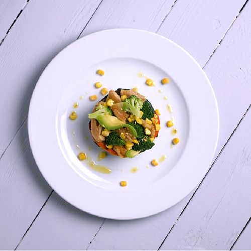 Salpicón de Heura, verduras y aguacate