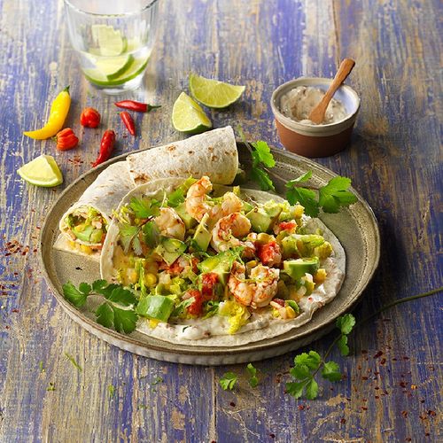 Burrets d'alvocat i gamba austral