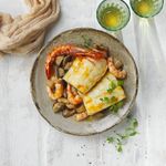 Morro-de-bacalao-confitado-con-boletus-y-gamba-roja