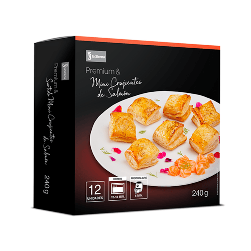 Mini cruixents de salmó