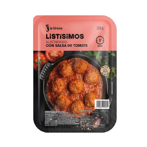 Mandonguilles amb tomàquet Listísimos