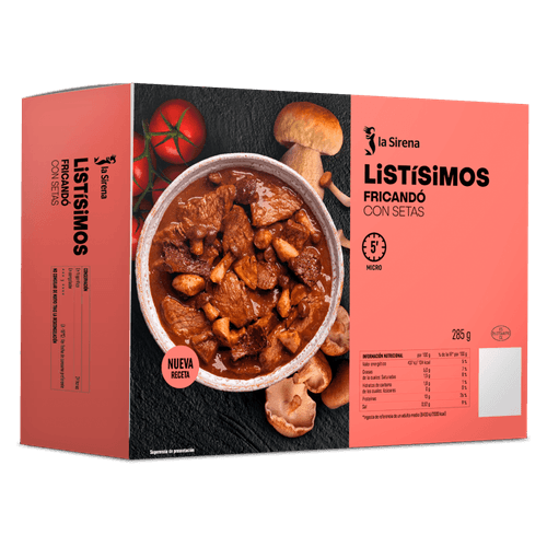 Fricandó con setas Listísimos
