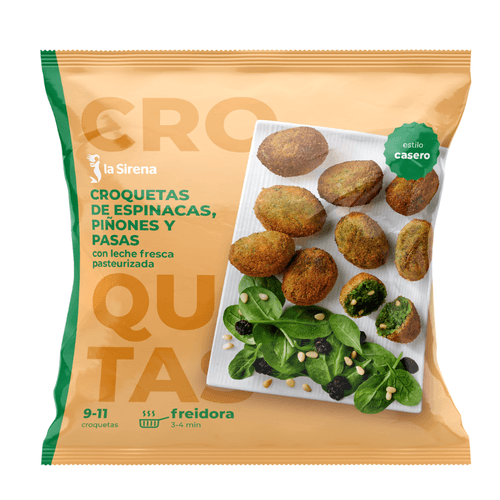 Croquetes d'espinacs i pinyons