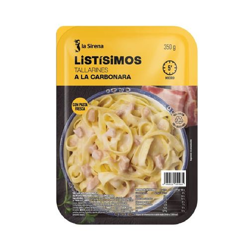 Tallarines a la carbonara
