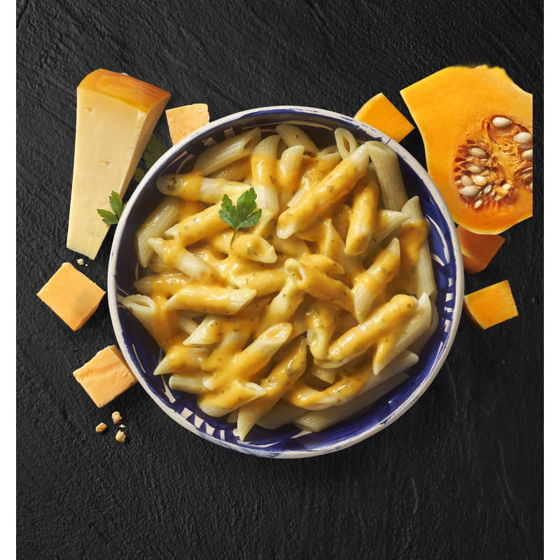 Macarrones-con-salsa-de-calabaza