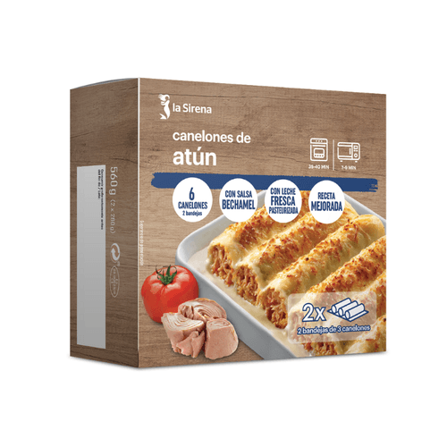 Canelones de atún