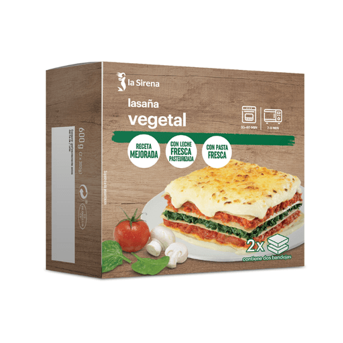 Lasaña vegetal