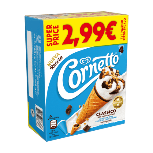Cornetto classico súper price